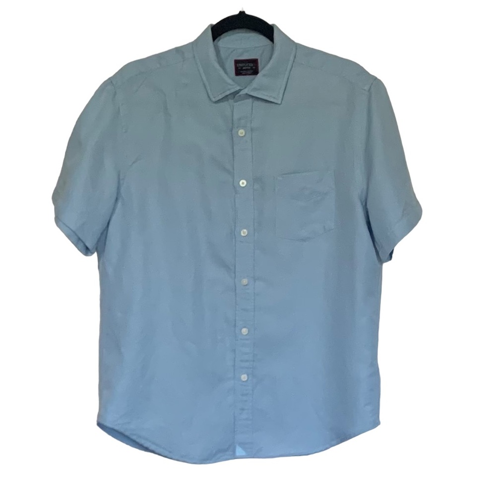UNTUCKit Hewitt Linen Blend Shirt Size Medium